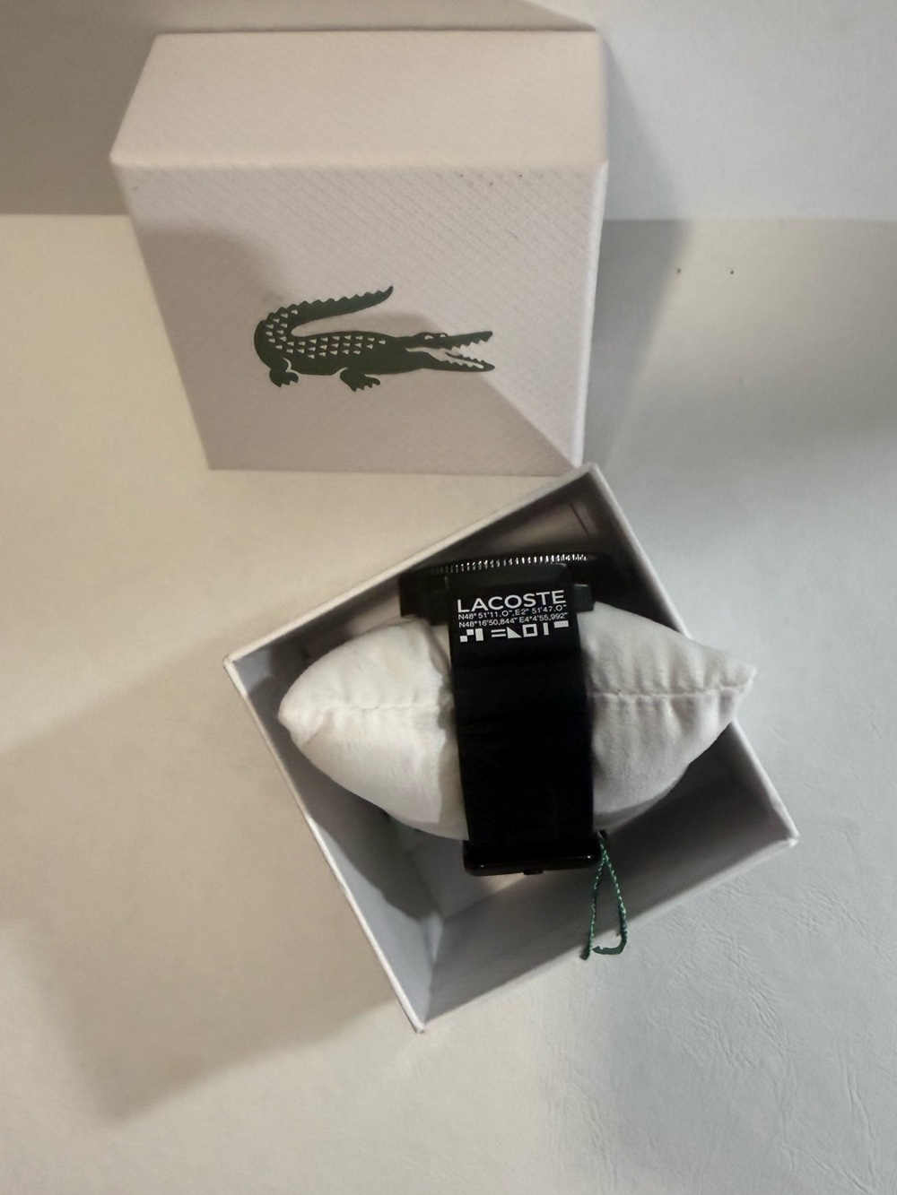 Lacoste Black Regatta Watch with Green Accents - Picture 4 of 5